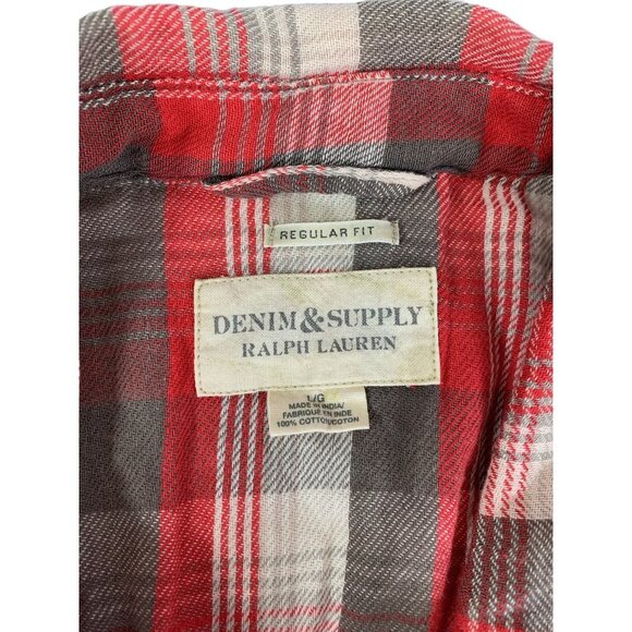 Ralph Lauren Men's Buttoned Plaid Shirt - Picture 3 of 7